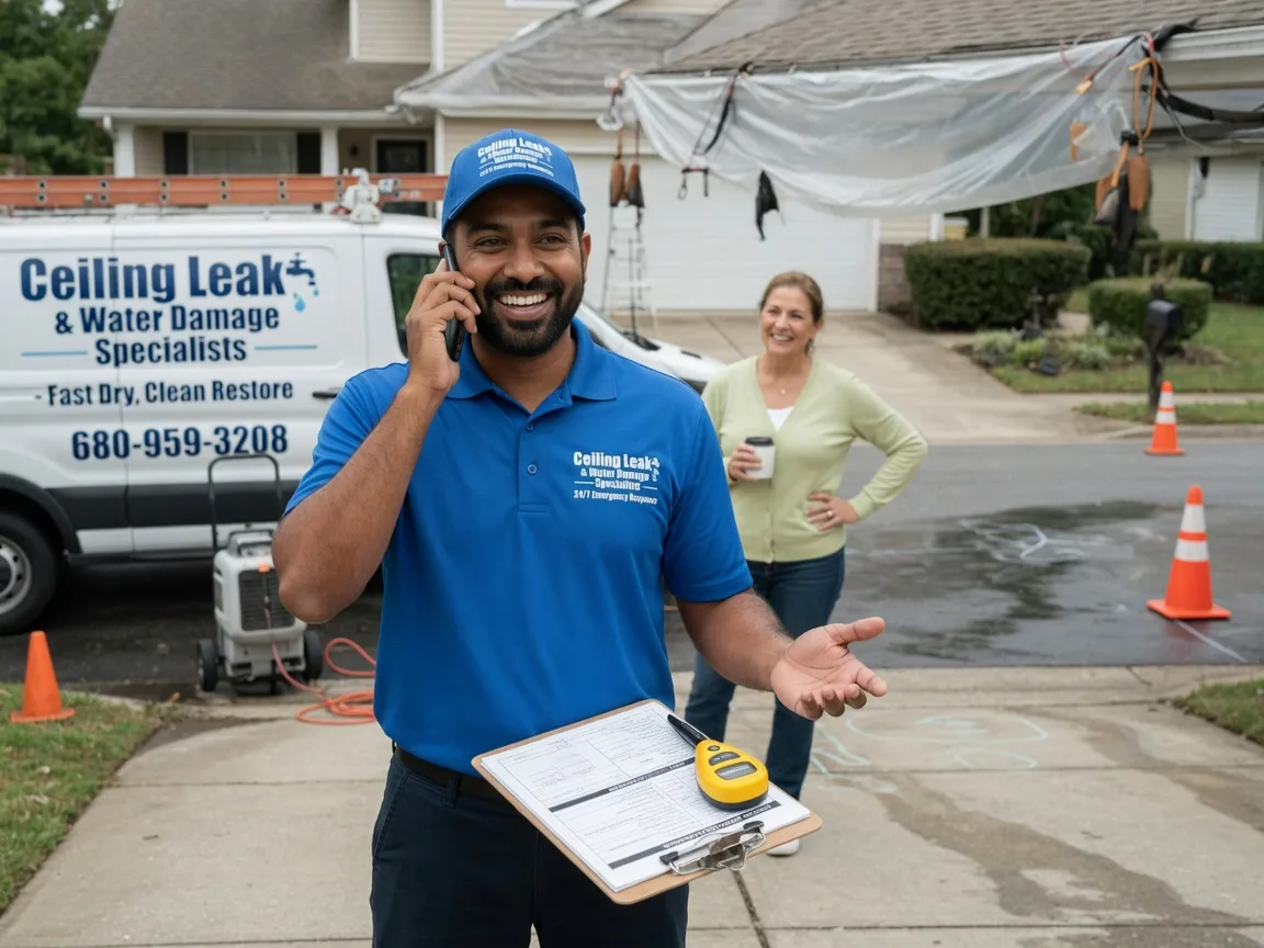 Ceiling Leak Cleanup New Ellenton, SC FAQs